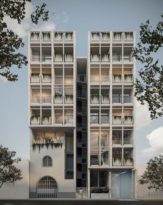 Rendering of Medellín, Roma Sur, CDMX