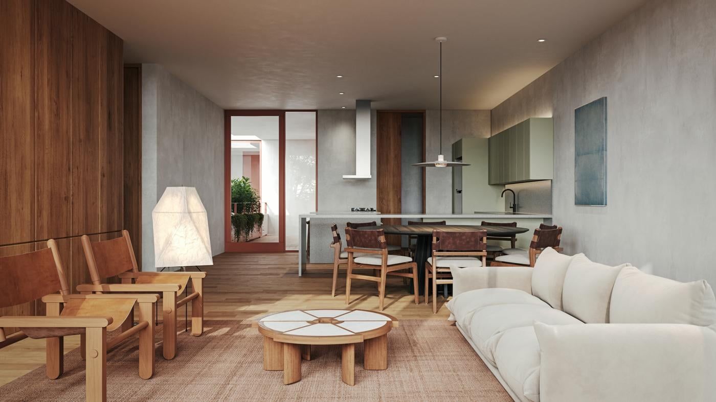 Rendering of Tampico, Roma Norte, CDMX